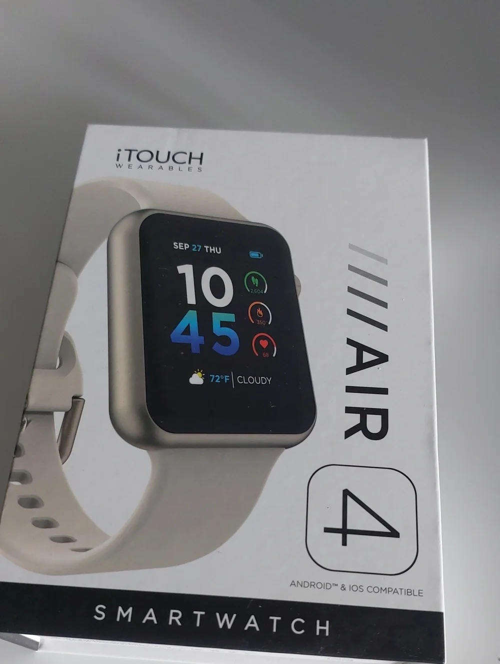 Air 4 Smartwatch - Cream/Gold